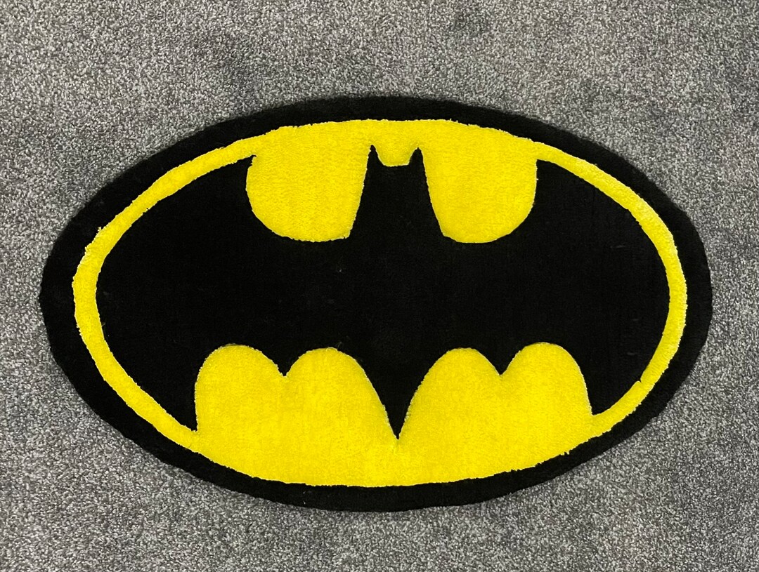 Handmade Batman Logo Rug - Etsy