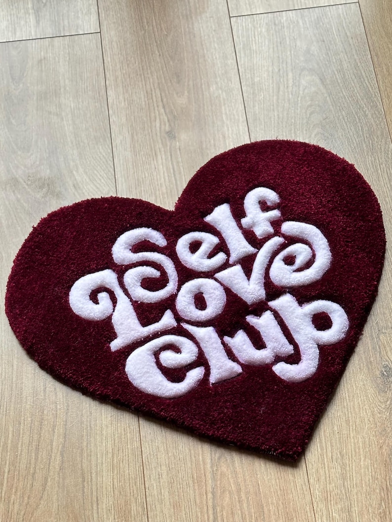 Handmade Self Love Club Rug - Etsy