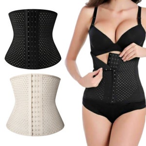 Waist Trainer Corset Breathable Tummy Girdle Belt Sport Body Shaper Control UK image 1