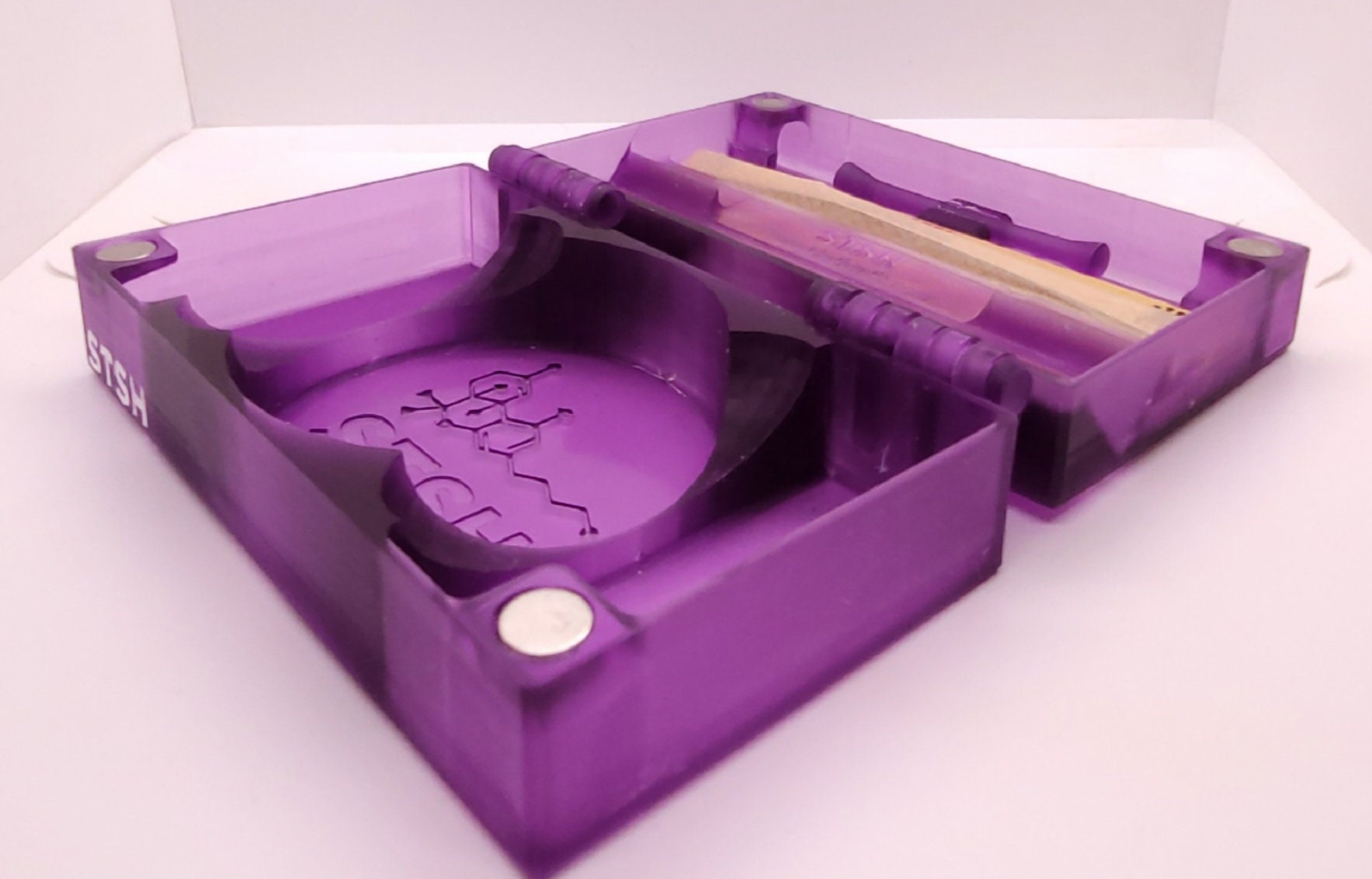 Transparent Stashes Transparent Rolling Stash Box: Portable Herb Storage - Etsy