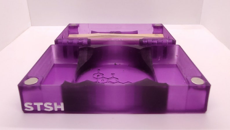Transparent Stashes Transparent Rolling Stash Box: Portable Herb Storage - Etsy