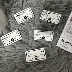 ENHYPEN Song Player Stickers | Waterproof | Decorative