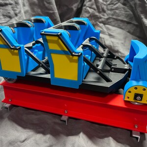 RMC Gen 1 3D Printed Roller Coaster Train Model Customizable