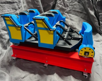 RMC Gen 1 3D Printed Roller Coaster Train Model Customizable