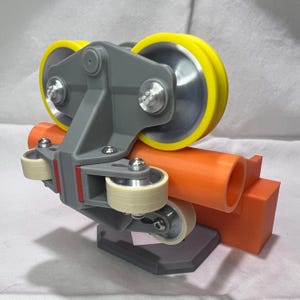 B&M Inspired Customizable Roller Coaster Wheel Assembly With Track Stand
