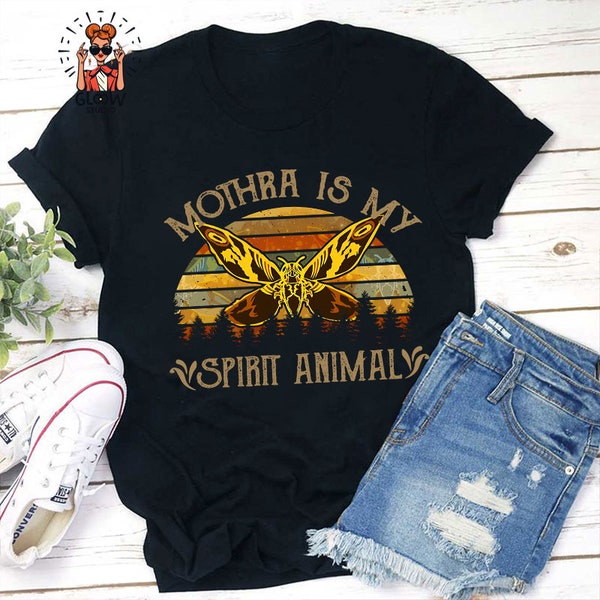 Vintage Style Mothra is My Spirit Tshirt, Mothra is My Spirit Shirt, Mothra Shirt, Monster Fan, Mothra Gifts, Gift For Him, Retro 90s Tshirt