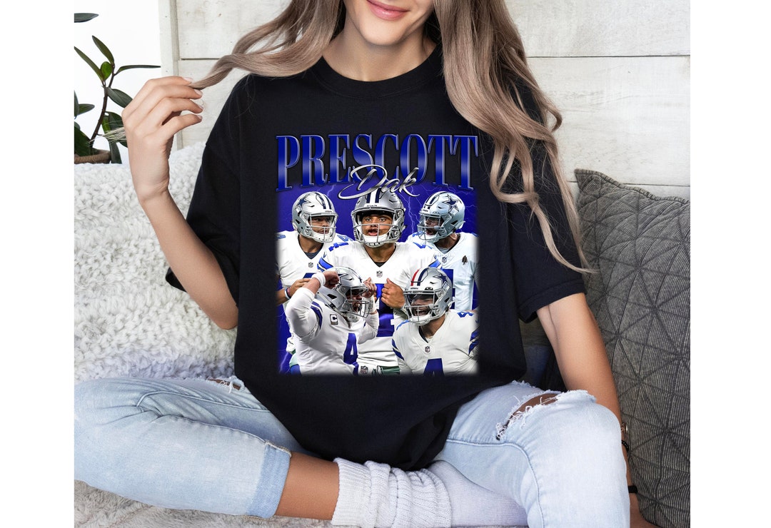 Vintage Dak Prescott Tshirt Prescott Sweatshirt Prescott Etsy