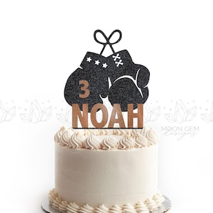 Custom Boxing Gloves Cake Topper / MMA Cake Decoration / Boxer Party Decor