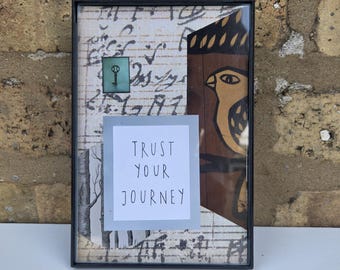 Trust Your Journey Art Print: Nature-Inspired Affirmation (4x6)