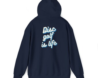 Disc golf is life, disc golf hoodie, disc golf gift