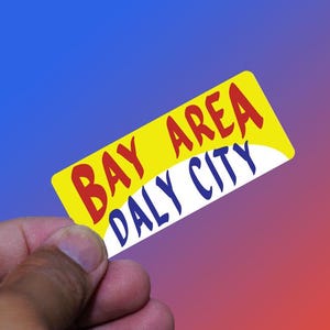 Jeepney Die Cut Sticker: Filipino Pride - Daly City Bay Area