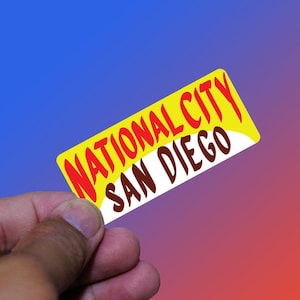 Jeepney Die Cut Sticker: Filipino Pride - San Diego, Laptop, Car, Water Bottle