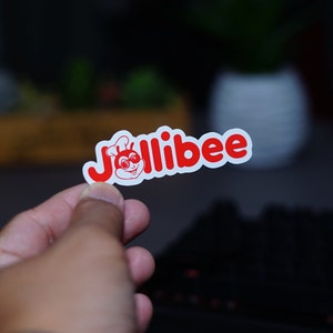 Jollibee Die Cut Sticker: Filipino Pinoy Gift, Laptop Car Decal