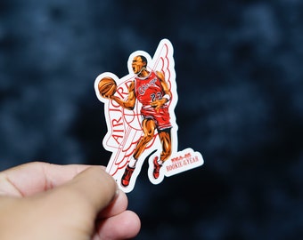 Michael Air Jordan Rookie of the Year Die Cut Aufkleber für Auto Laptop Wand Wasserflasche Bulls