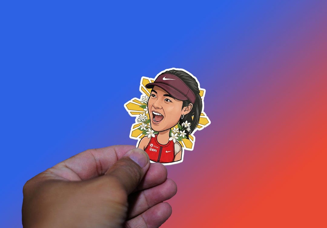 Filipino Pride Alex Eala Sticker: Kawaii Die Cut Decal - Etsy