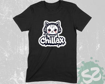 Funny Filipino Cat Chillax T-Shirt - Pinoy Philippines Unisex Tee