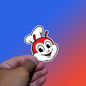 Jollibee Die Cut Sticker: Filipino Pinoy Car Laptop Decal