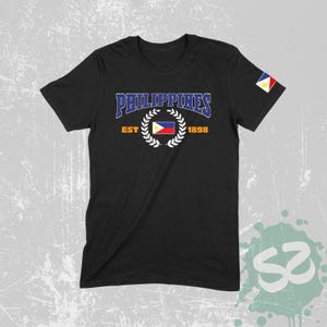 Filipino Gift Philippines Est 1898 Philippine Flag - Unisex T-Shirt  Philippines Pilipinas Funny Pinoy Shirt