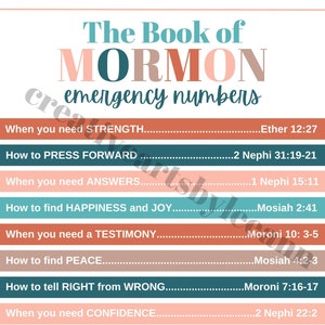 Book of Mormon Scripture Guide. LDS Book of Mormon lessons. LDS Primary Handouts. Primary book mark. LDS scripture guide.