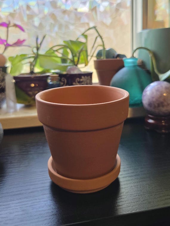 Mini-Blumentopf für Garten- und Zimmerpflanzen 8,5 cm