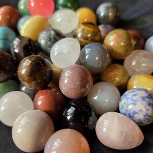 Mini Crystal Spheres and Eggs Mystery Bag
