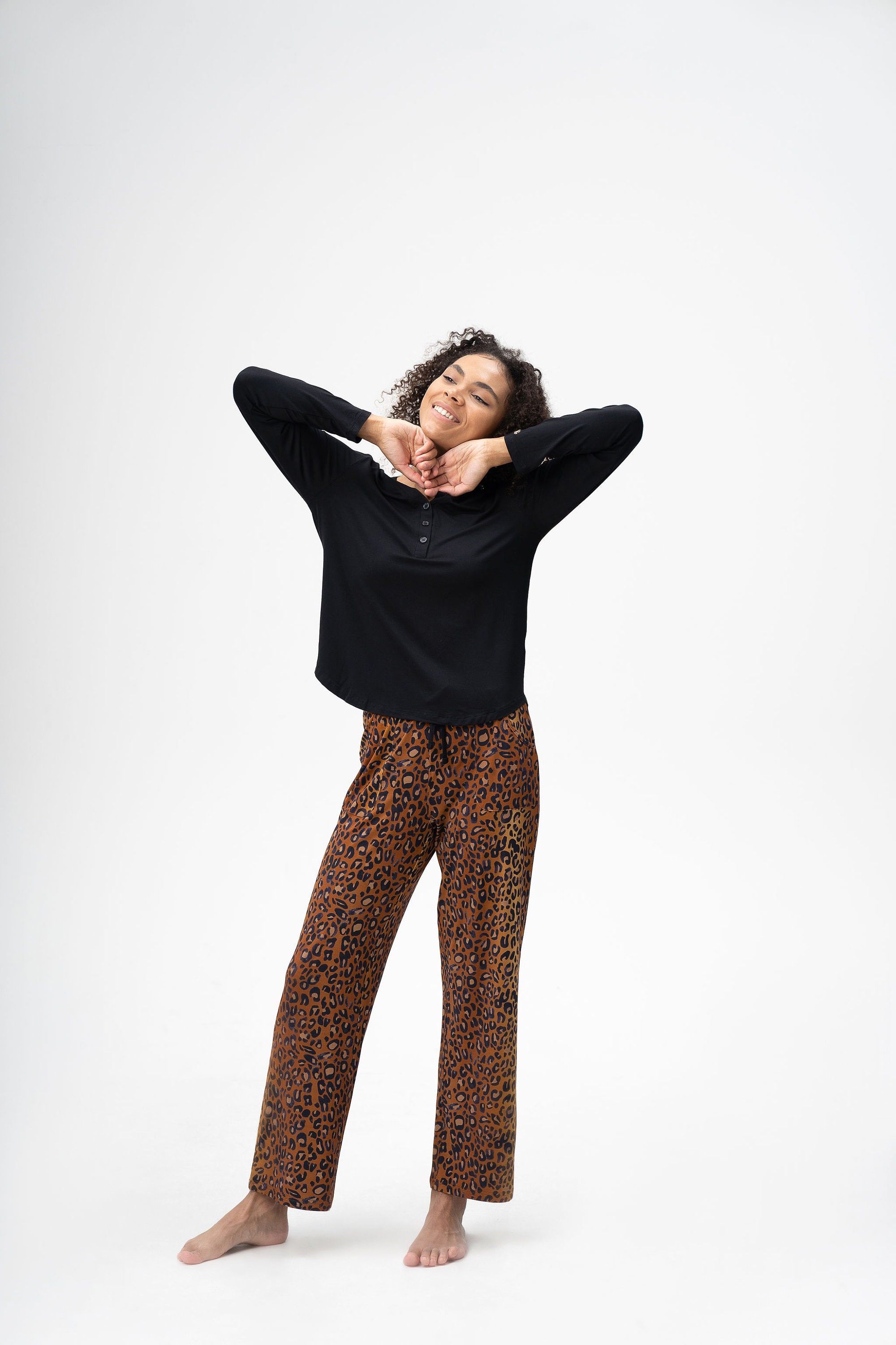 Bamboo Long Sleeve Pajama Set Cooling Women PJ Natural Loungewear Set Sustainable Soft Pajamas for Women Menopause Pajama Gift for Her Etsy UK