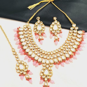 Meenakari Kundan Choker Set: Handmade Indian Bridal Jewelry