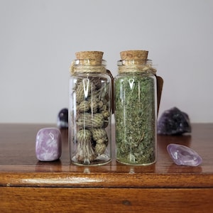 Thistle Flower & Leaf, dried -- Protection, Bravery, Curse Breaking, Healing