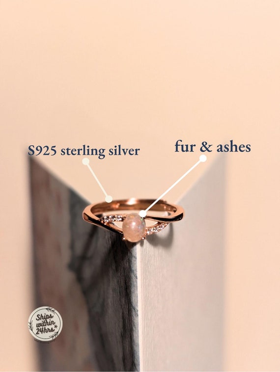 Message Ring - Hope Rose Gold-plated Sterling Silver with Cubic Zirconia Accent Message Ring - Hope Rose Gold-plated Sterling Silver with Cubic Zirconia Accent