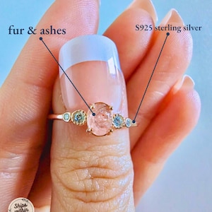 Pet Ashes Ring · Cremation Jewelry · S925 Silver · Crystal Memorial Ring · Pet Fur Keepsake Ring · Cremation Keepsake · Memorial Ring