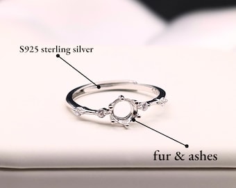 Pet Ashes Ring · Cremation Jewelry · S925 Silver · Radiant Crown Memorial Ring · Pet Fur Keepsake · Cremation Keepsake · Remembrance Ring
