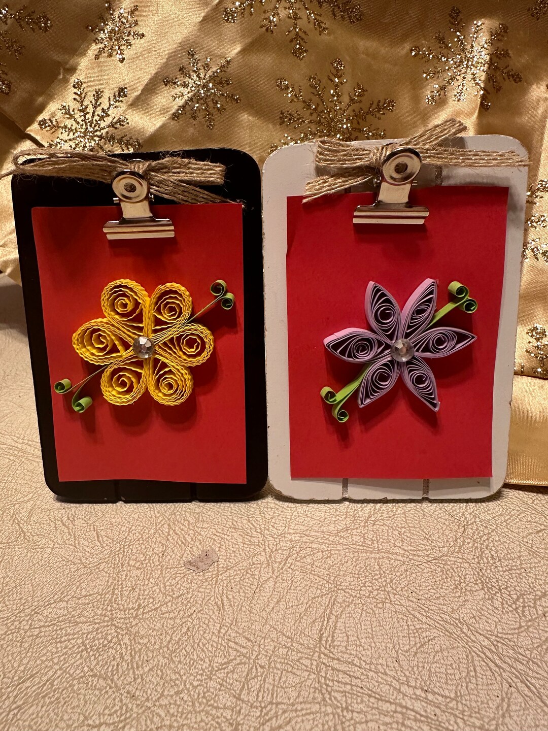 Floral Printed Handcrafted Clipboard (8 x 6 in) main image 1