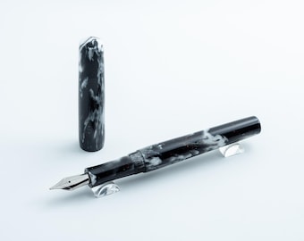 Handmade "Space Cream Sandwich" Alumilite Resin Fountain Pen - Jowo #6 Nib