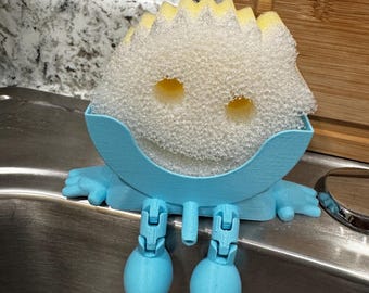Supporto per lavandino Scrub Daddy con scarico