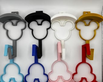 Supporto per orecchie da topo con gancio per zaino / montaggio a parete / espositore Topolino e Minnie