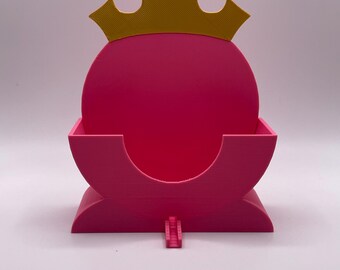 Prinzessinnen-Schwammhalter, 3D-gedruckter Küchenreiniger-Organizer mit Abfluss, lustiges Geschenk für die Küchenarbeitsplatte