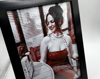 Personalisiertes 3D Gedrucktes Bild | 5 x 7 Zoll | Valentinstag | Jubiläum | Geburtstagsgeschenk