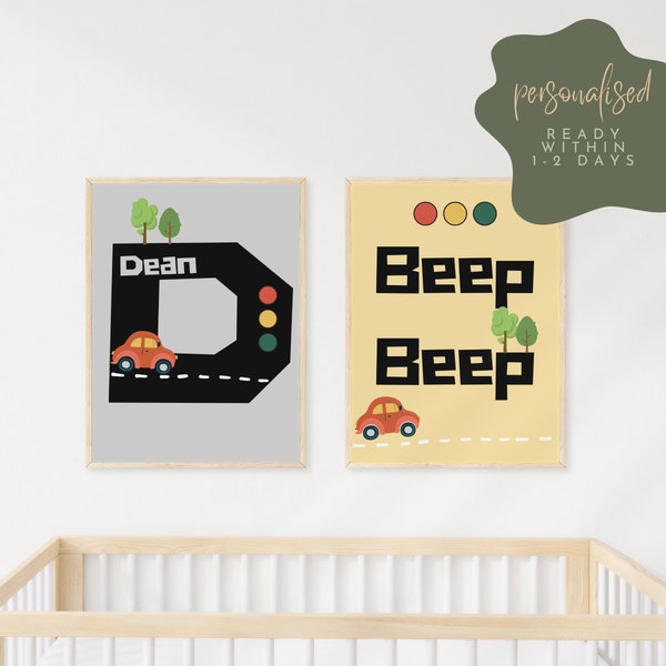Car Theme Nursery Etsy