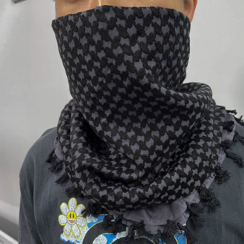 Keffiyeh Palestine Scarf Free Palestine Traditional Cotton Etsy