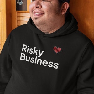 Risky Business Hoodie  / Day Trading  / Investor Fuel / Stock Market Truths / Index / Crypto / bitcoin / Investing / Chart Heart