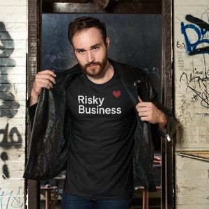 Risky Business Shirt / Artful Investor / Day Trading / Investor / Stock Market Truths / Crypto / bitcoin / Investing / Chart Heart
