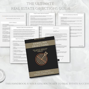 Real Estate Objection Handling Guide, Realtor Prospecting, Master Lead generation, Real Estate Marketing, Realtor Business, Calling Leads