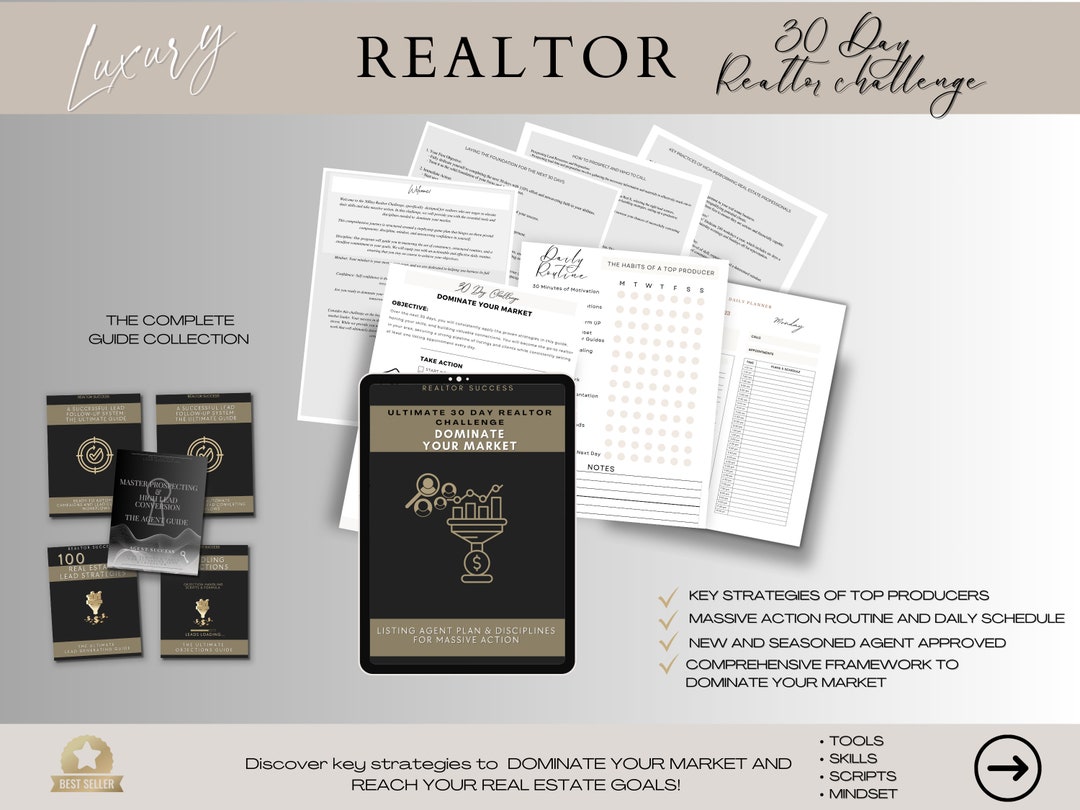 Real Estate Marketing Guide New Agent 30 Day Challenge Proven Methods ...
