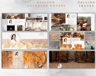 Facebook Cover Photo, Social Media Banner, Facebook Cover, Realtor Marketing Material, Canva Editable Template| Website Banner