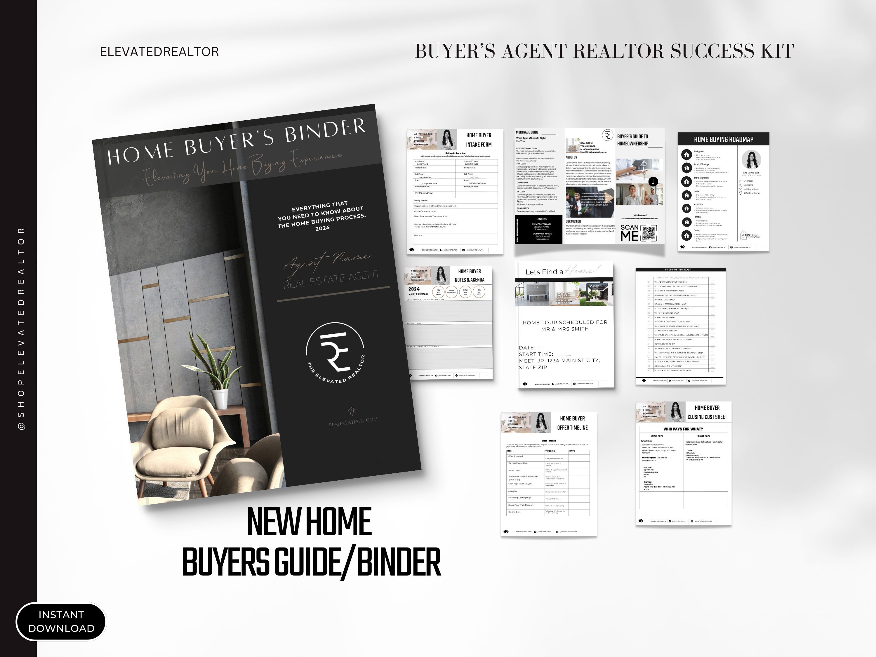 Real Estate Buyer Agent Success Kit, Exclusive Agency Contract, NAR ...