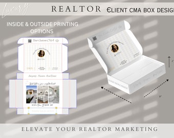 Real Estate agent farming boxes, set of 25 custom made marketing boxes, custom listing presentation boxes, Realtor neighborhood box.