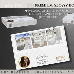 Complete Marketing Mailer box and Design for custom CMA Listing Presentation neighborhood Farming new client real estate Realtor Boxes