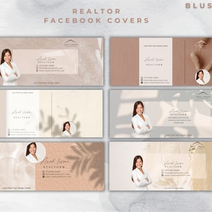 Luxury Realtor, Facebook Cover Photo, Social Media Banner, Influencer Banner, Realtor Marketing Material, Canva Template, Facebook Banner