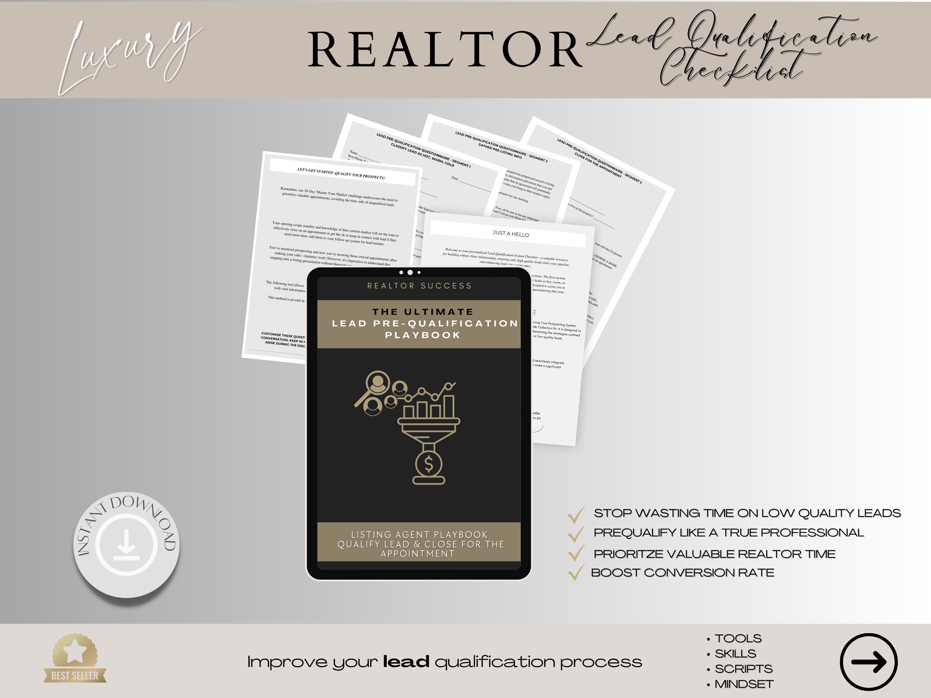 Lead Qualification Checklist.pdf Real Estate Lead Qualification Checklist Seller Consultation Form ...