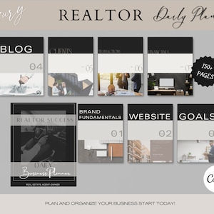 Real Estate Daily Planner Transaction Organizer Realtor Business Planner